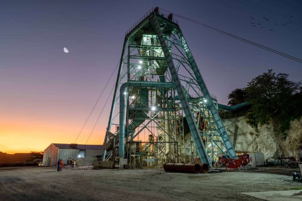 Murray & Roberts Cementation was awarded the contract to sink and line a ventilation shaft at PMC.
