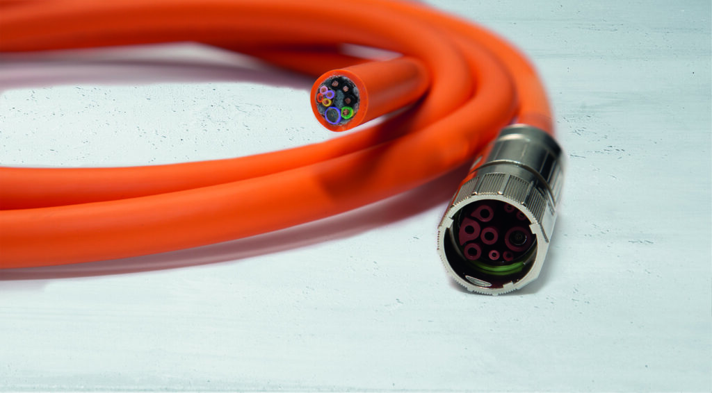 SEW-EURODRIVE’s MOVILINK® DDI hybrid cable integrates power, data and diagnostic communication into a single cable, simplifying installation and enabling smart drive technology.
