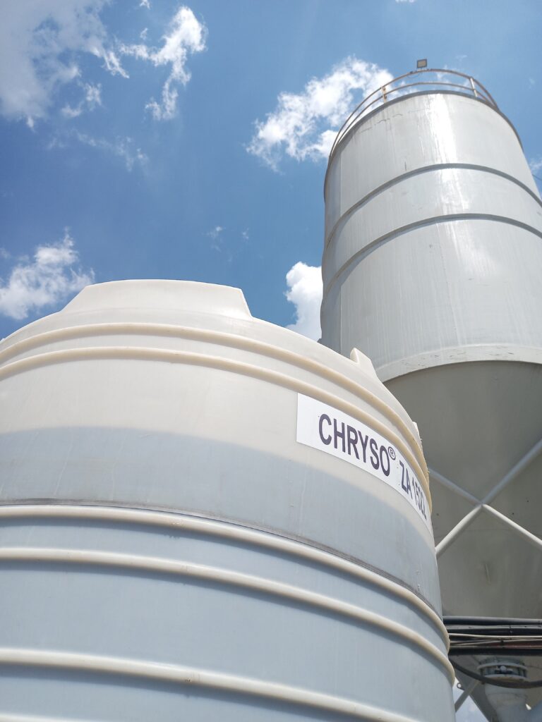 Technical support from Chryso Southern Africa helps ensure consistent concrete performance from the batching plant through to final placement.